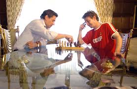 Cầu thủ Andrei Antanasovich Kanchelskis (FC Manchester United) mê cờ vua