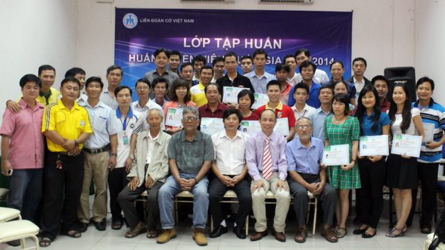Lớp tập huấn Huấn luyện viên quốc gia 2014 do Liên đoàn Cờ tổ chức