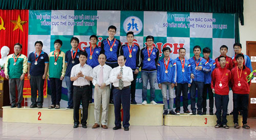Hà Nội thành công tại Giải vô địch Cờ vua đồng đội toàn quốc năm 2015