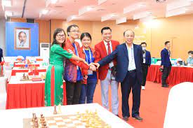 Cặp đôi ‘độc nhất vô nhị’ của cờ vua Việt Nam đi vào lịch sử SEA Games