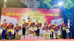 250 kỳ thủ nhí tranh tài tại cúp cờ vua Siêu tốc Bá Vương