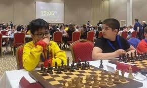Kỳ thủ Khương Duy dẫn đầu giải U12 thế giới